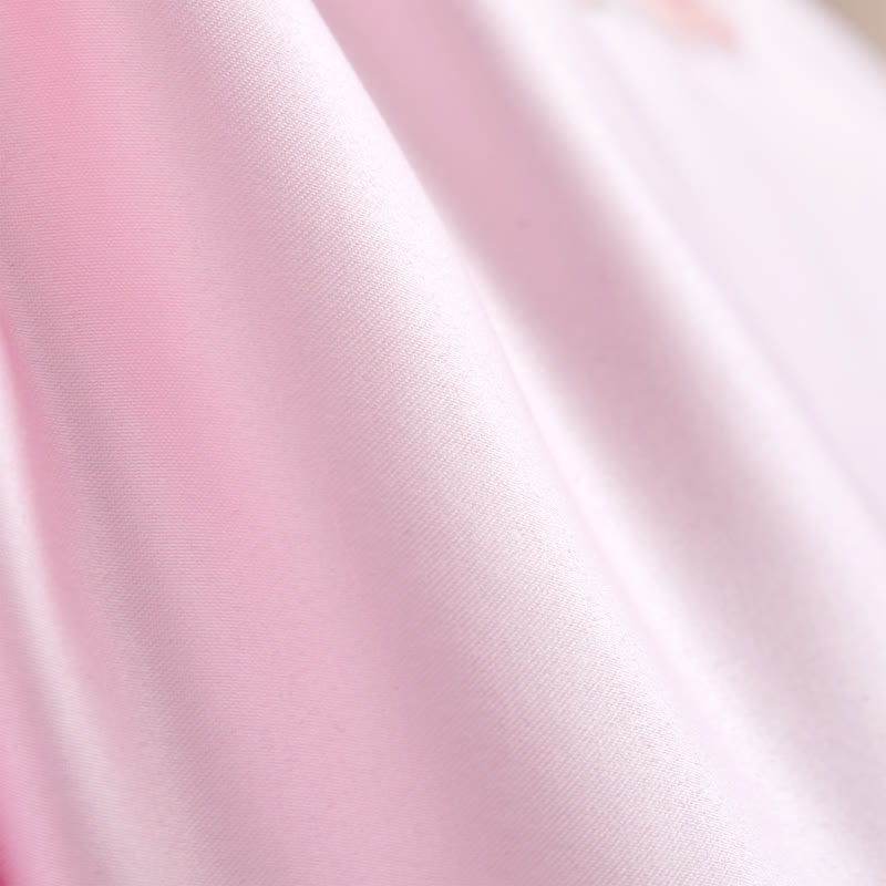 Satin Rosette Sleeveless Midi Dresses - image 9