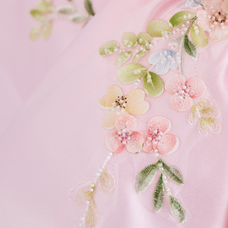 Satin Rosette Sleeveless Midi Dresses - image 8