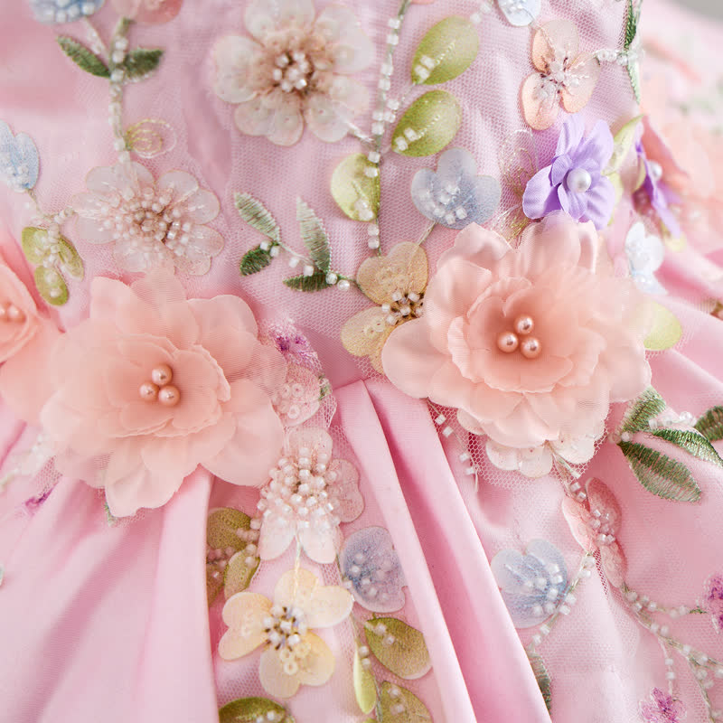 Satin Rosette Sleeveless Midi Dresses - image 7