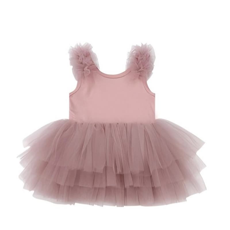 Mesh Tiered Sleeveless Midi Dresses - image 6