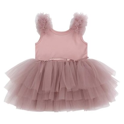 Mesh Tiered Sleeveless Midi Dresses - image 5