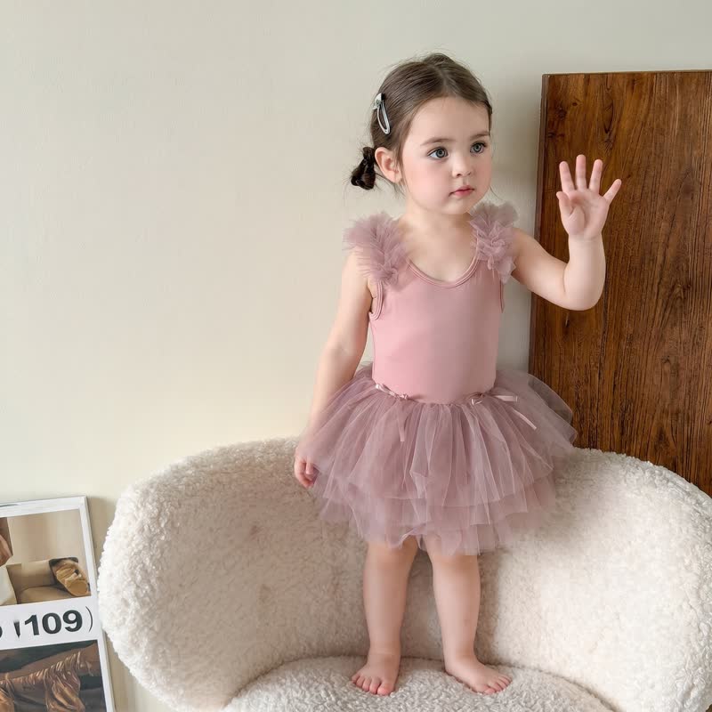 Mesh Tiered Sleeveless Midi Dresses - image 7