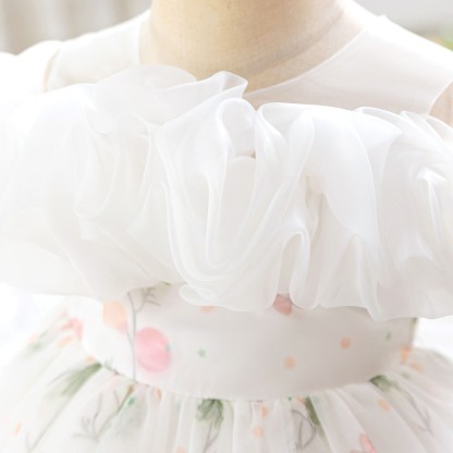 Mesh Bow Sleeveless Midi Dresses - image 17