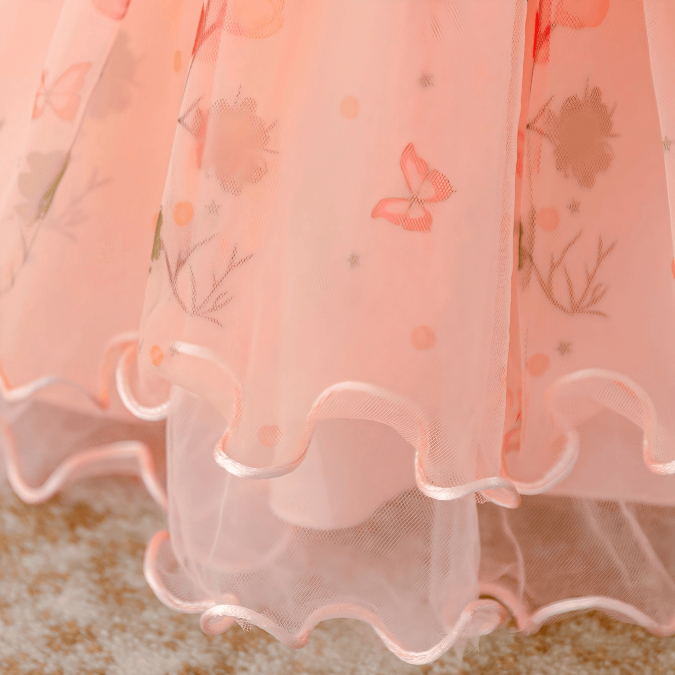 Mesh Bow Sleeveless Midi Dresses - image 8