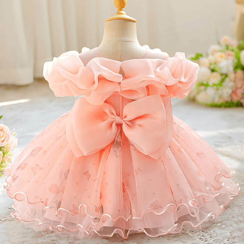 Mesh Bow Sleeveless Midi Dresses - image 2