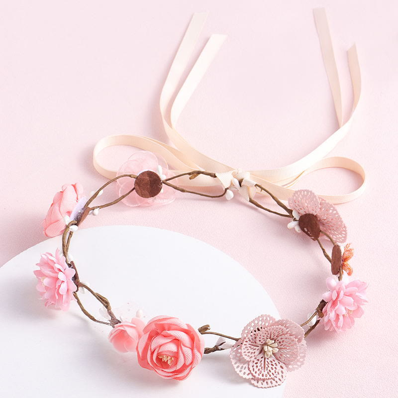 Solid Rosette Hair Accessories - Pink - One size - image 3