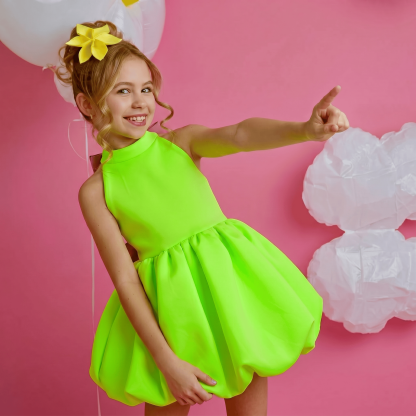 SCUBA KNIT Bow Sleeveless Short Dresses - image 3
