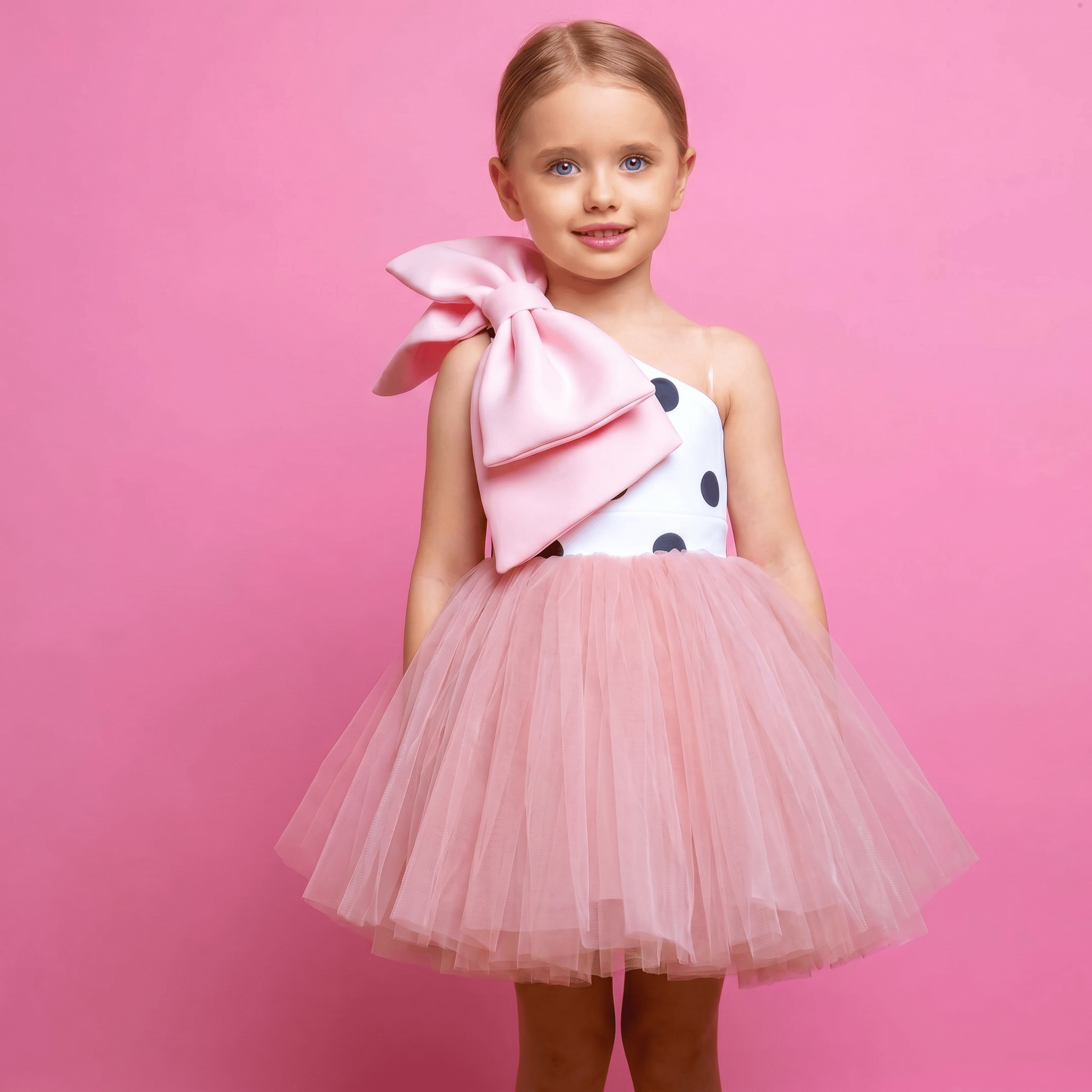 SCUBA KNIT Bow Sleeveless Short Dresses - image 2