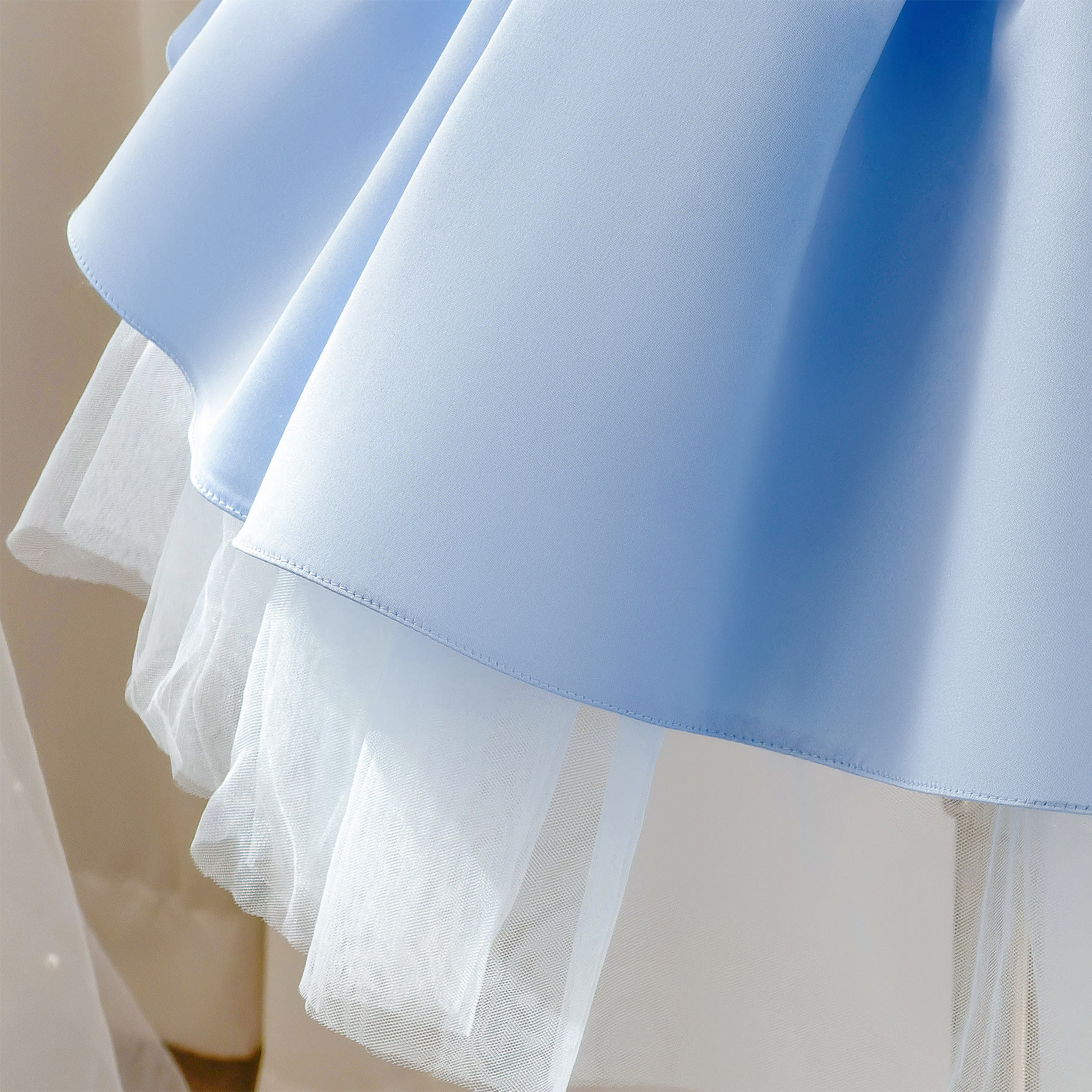 Satin Bow Sleeveless Midi Dresses - image 10