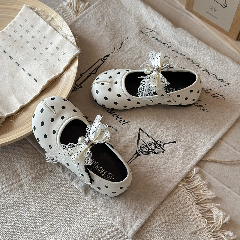 Polka Dots Bow  Round Toe Mary Janes  - image 7