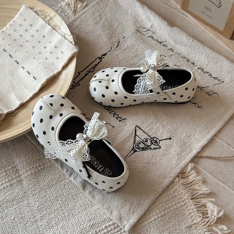 Polka Dots Bow  Round Toe Mary Janes  - image 7