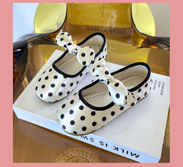 Polka Dots  Bow Round Toe  Mary Janes  - image 2