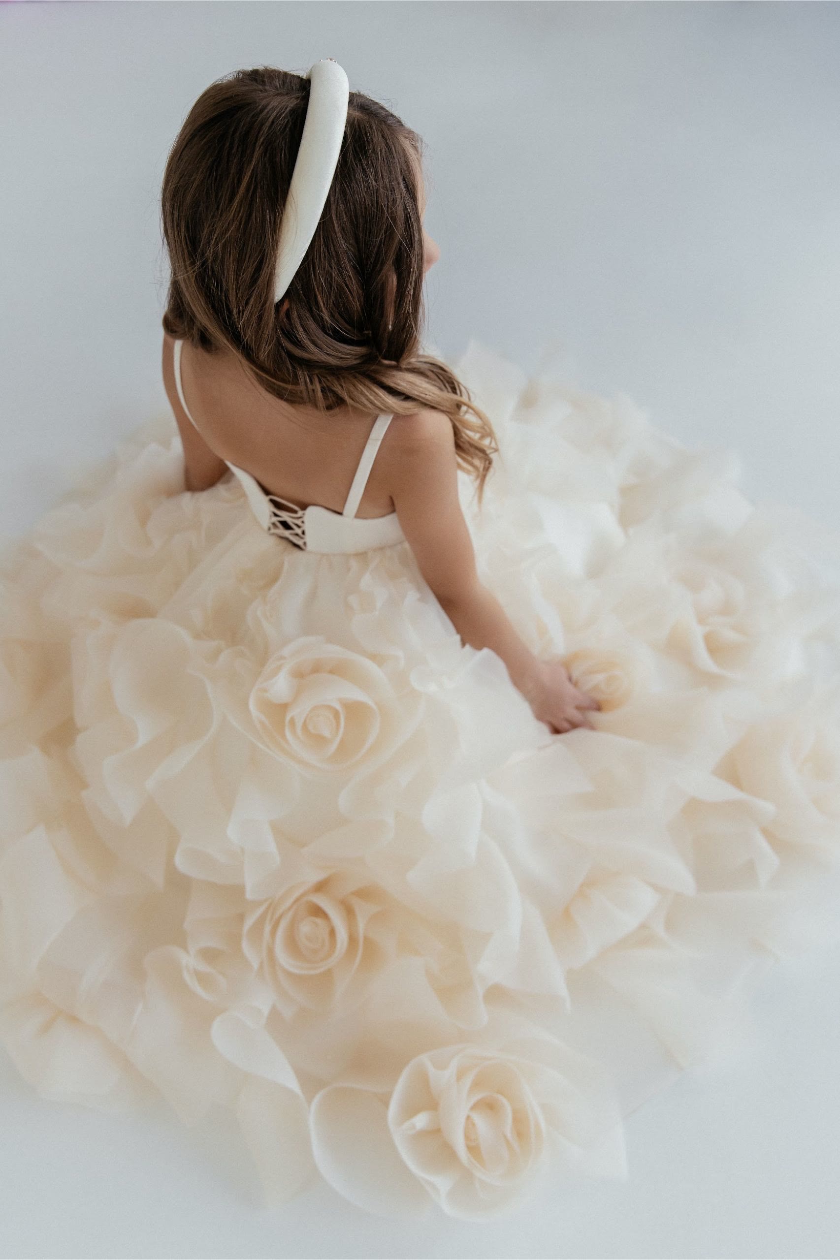 Organza Rosette Sleeveless Maxi Dresses - image 11