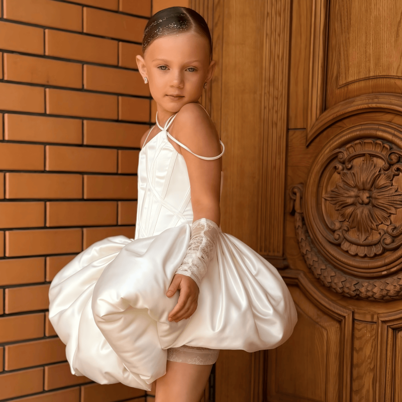 Satin Asymmetrical Design Sleeveless Midi Dresses - image 2