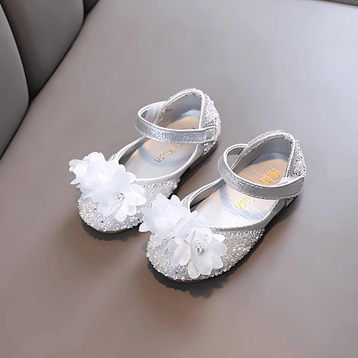 Solid Rosette Round Toe Mary Janes  - image 5