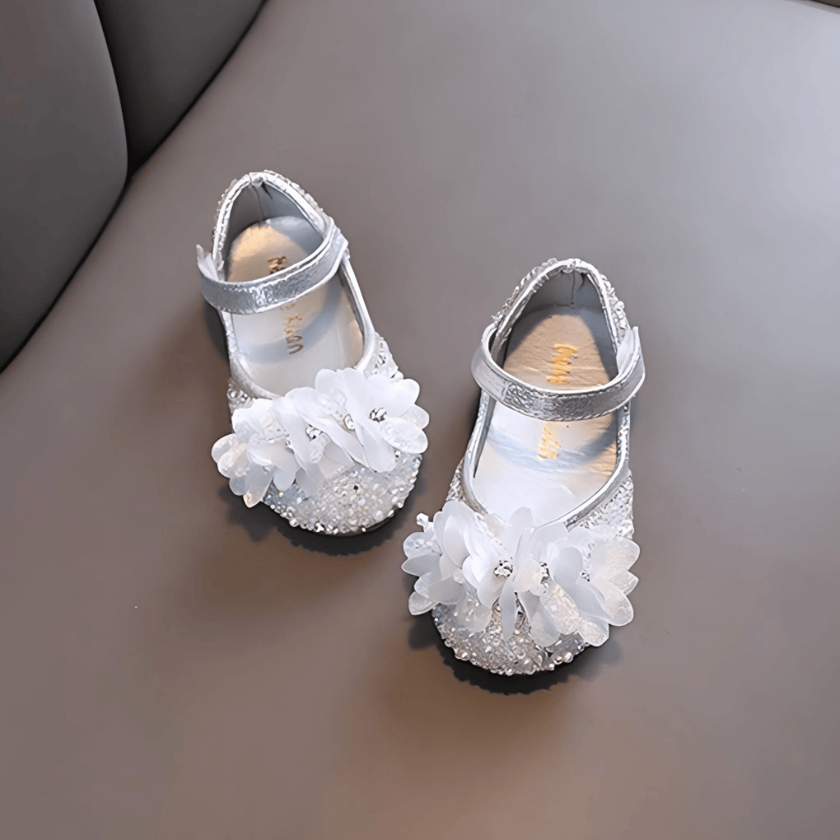 Solid Rosette Round Toe Mary Janes  - image 4