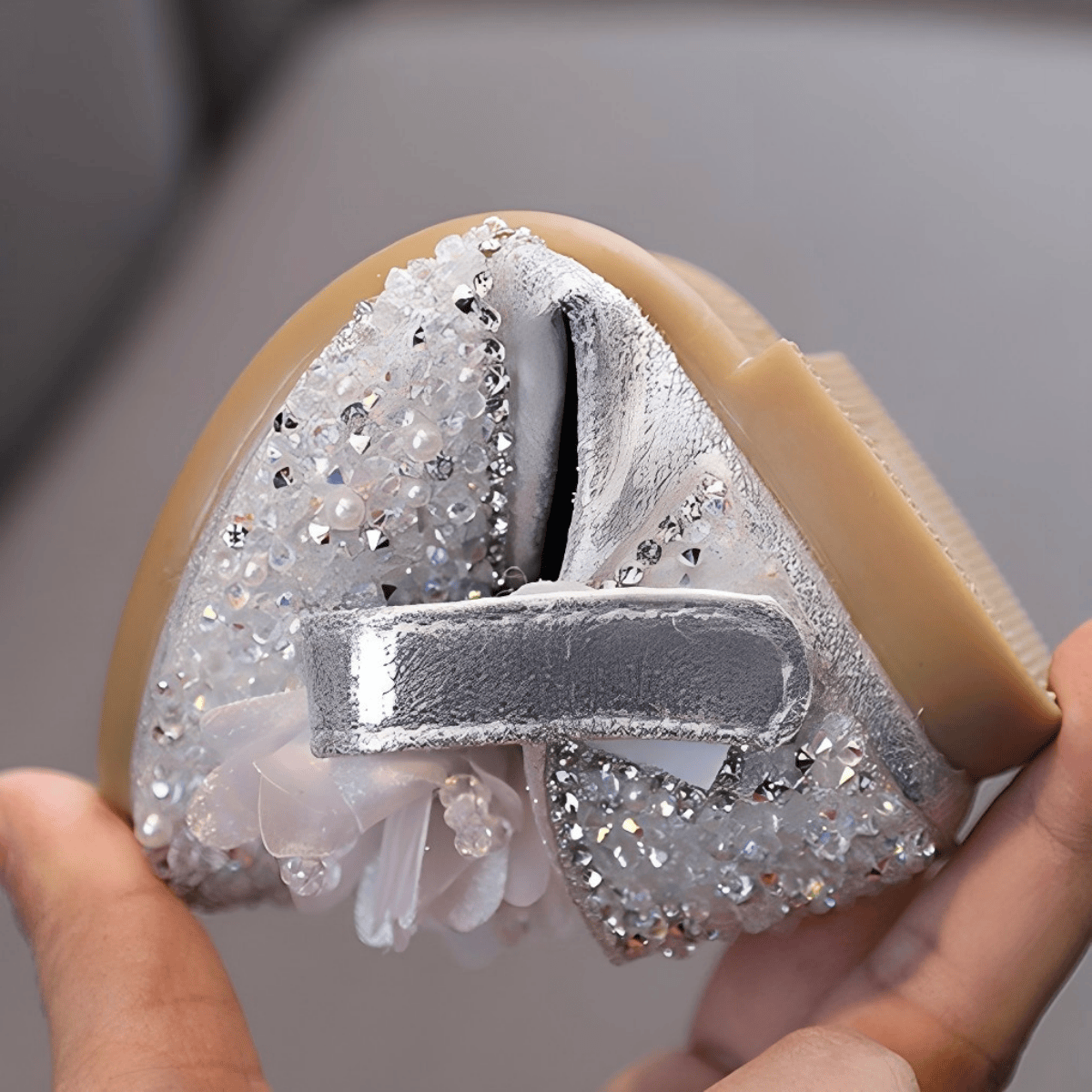 Solid Rosette Round Toe Mary Janes  - image 7