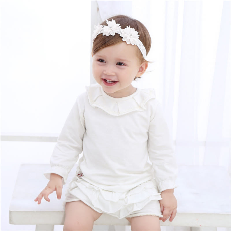Solid Bow Rosette Round Toe Flats  - image 2