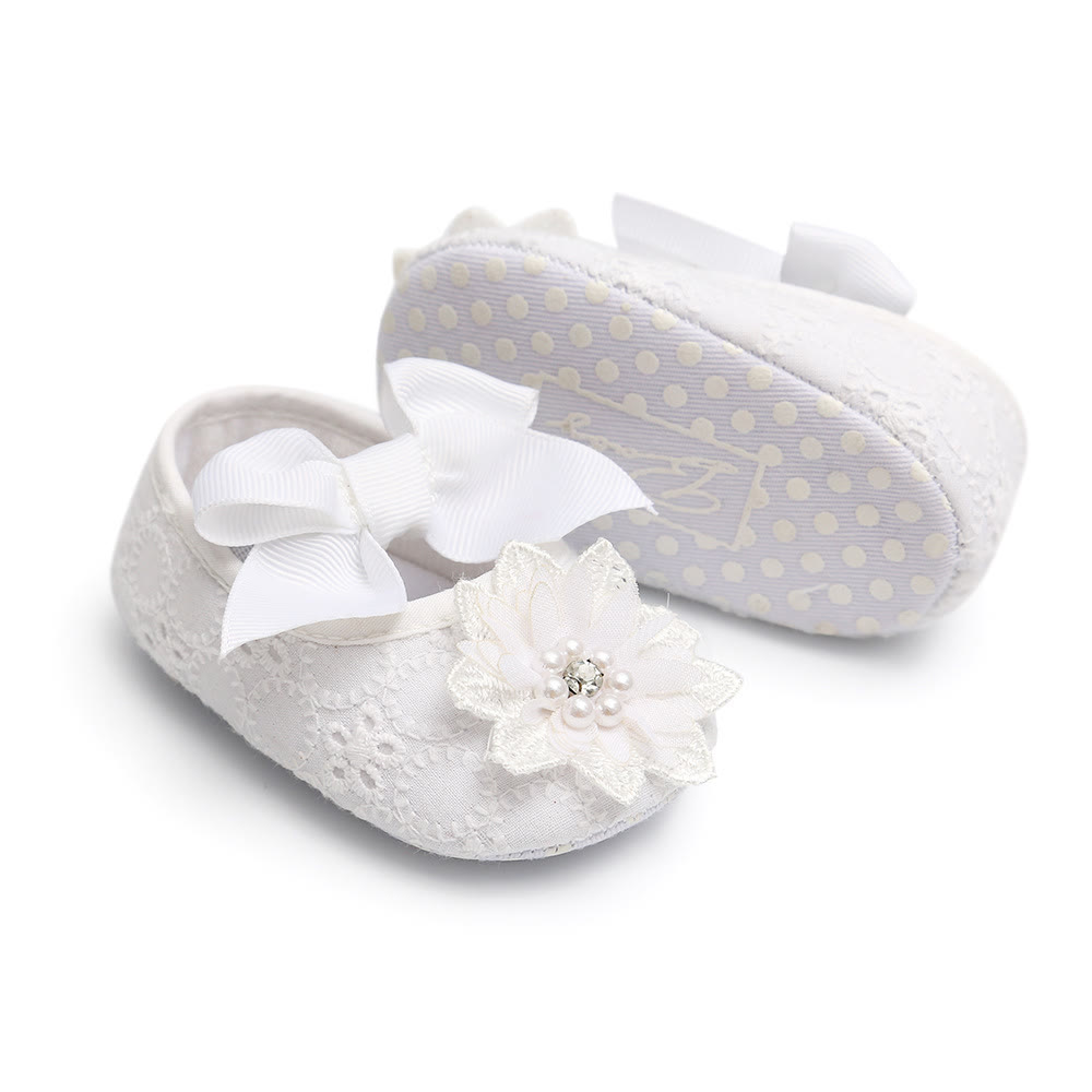 Solid Bow Rosette Round Toe Flats  - image 16