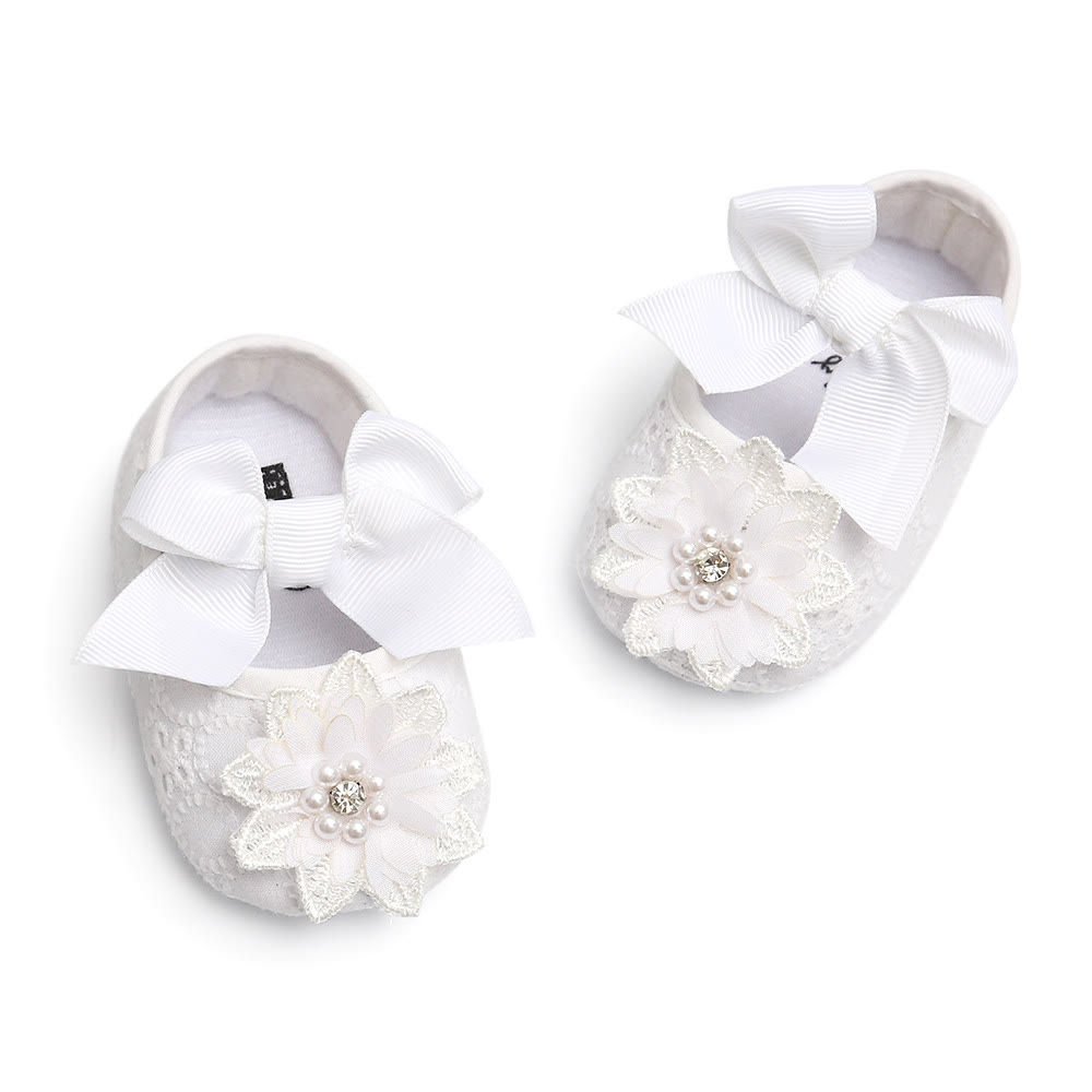 Solid Bow Rosette Round Toe Flats  - image 14
