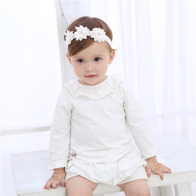 Solid Bow Rosette Round Toe Flats  - image 3