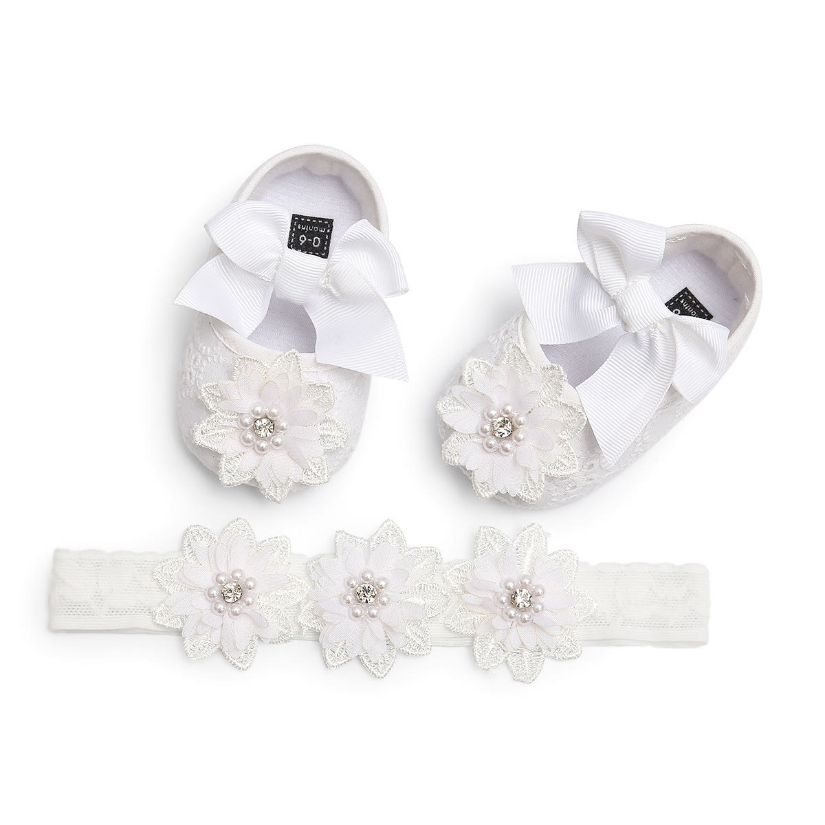 Solid Bow Rosette Round Toe Flats  - image 6