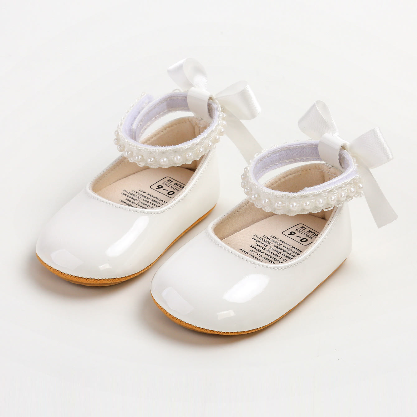 Solid Pearl Round Toe Mary Janes - image 3