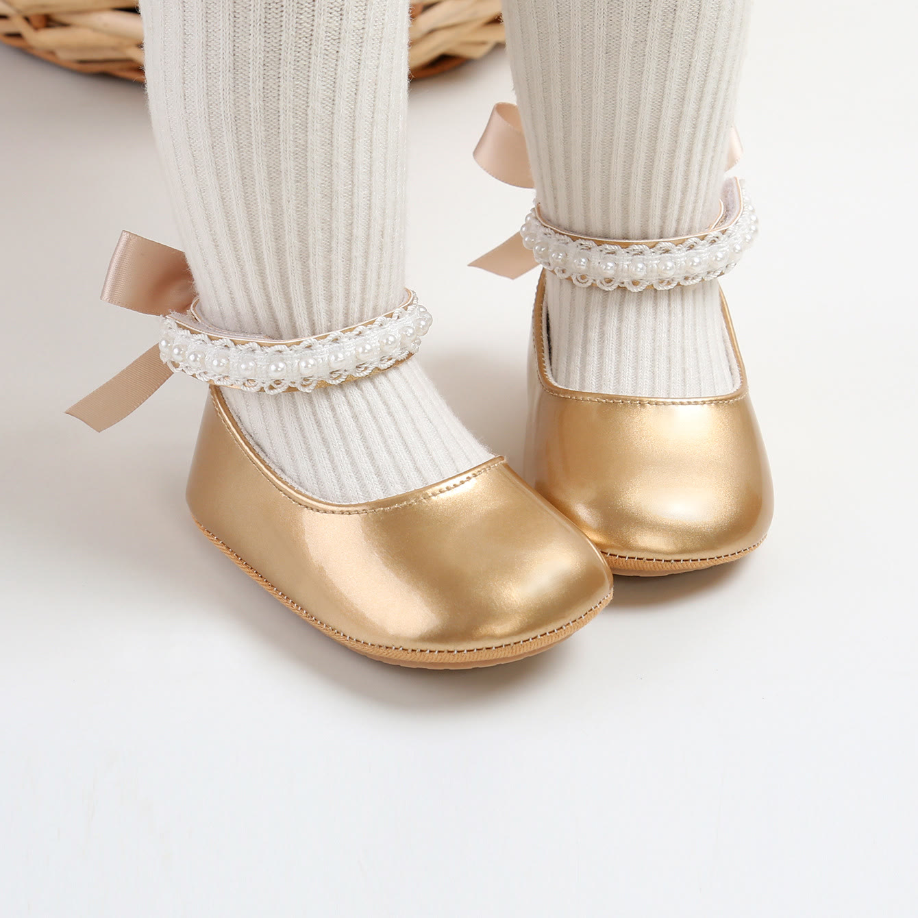 Solid Pearl Round Toe Mary Janes - image 23