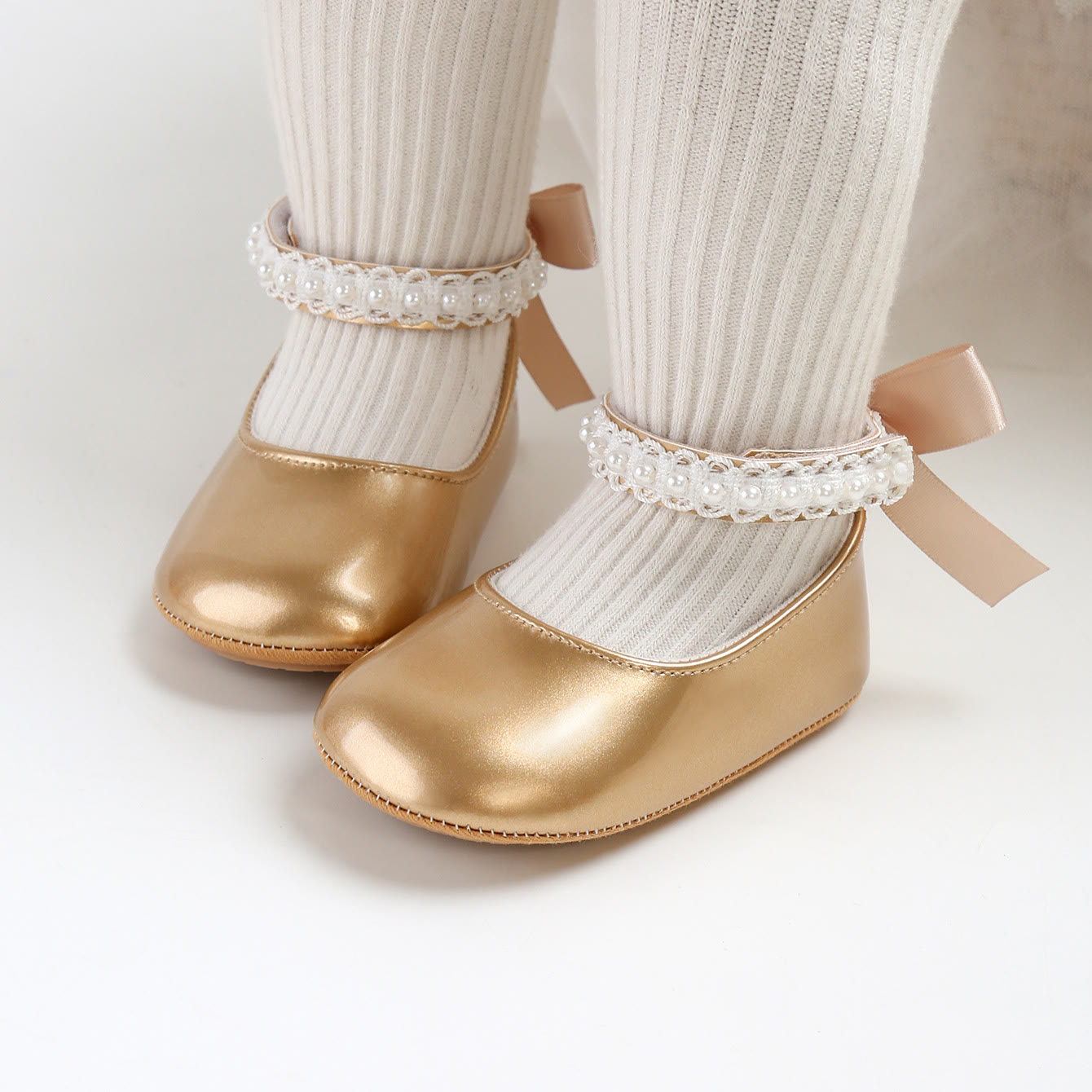 Solid Pearl Round Toe Mary Janes - image 22