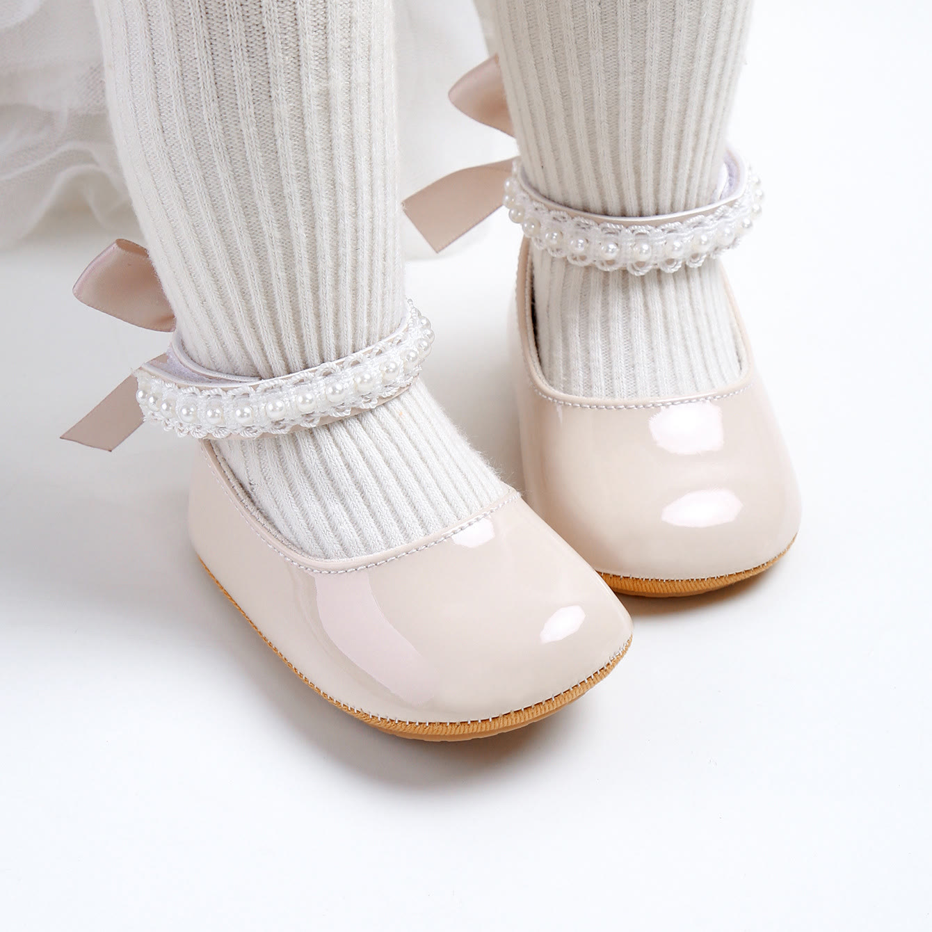 Solid Pearl Round Toe Mary Janes - image 34