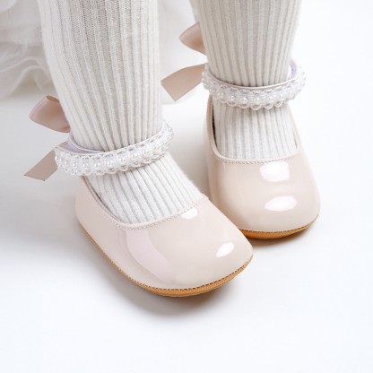 Solid Pearl Round Toe Mary Janes - image 34