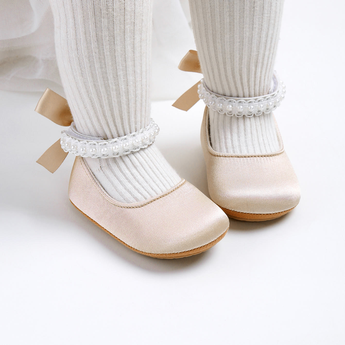 Solid Pearl Round Toe Mary Janes - image 33