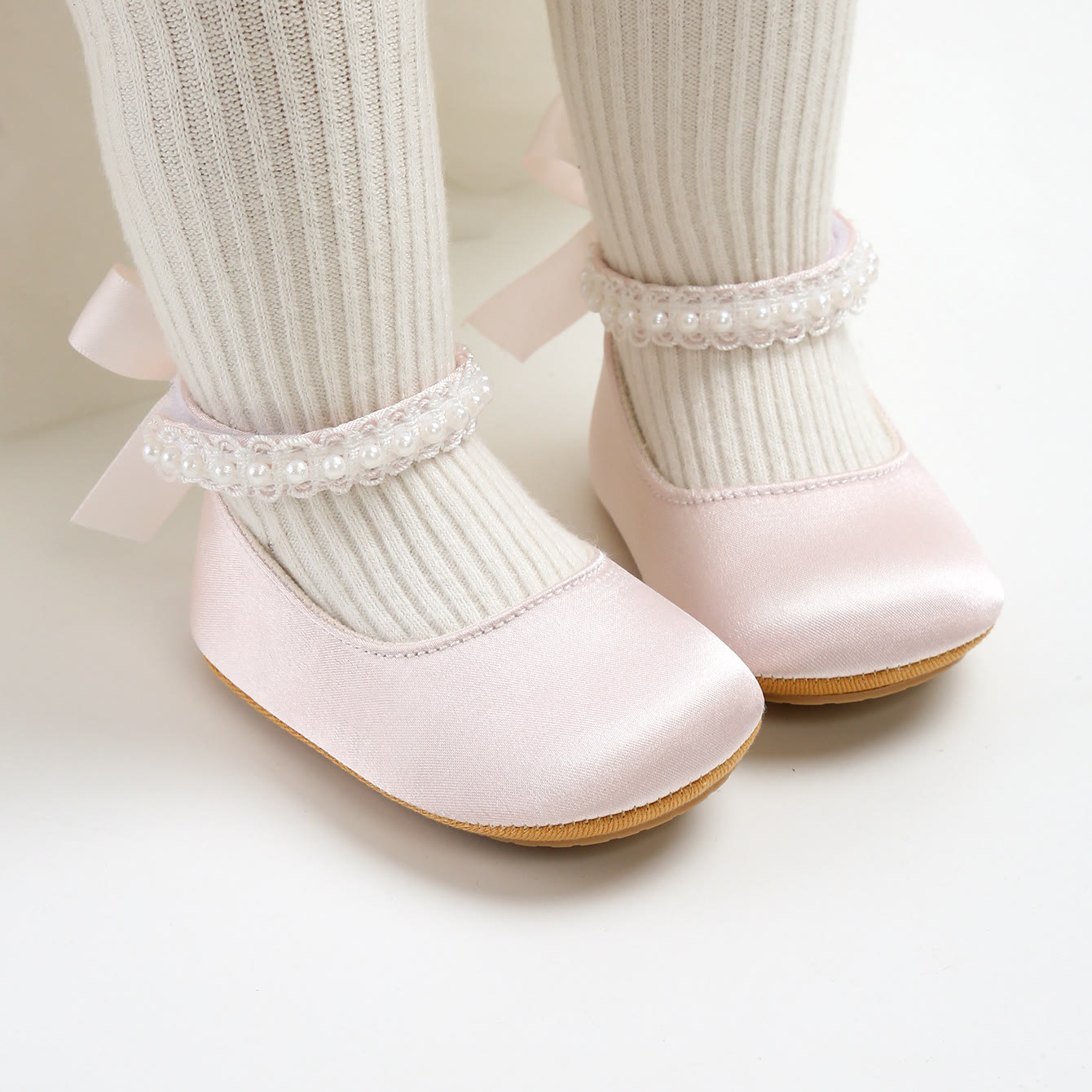 Solid Pearl Round Toe Mary Janes - image 53
