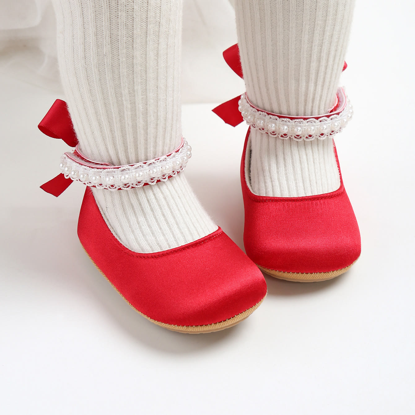 Solid Pearl Round Toe Mary Janes - image 63