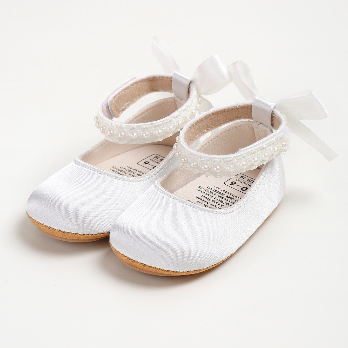 Solid Pearl Round Toe Mary Janes - Ivory white - EUR20 - image 73