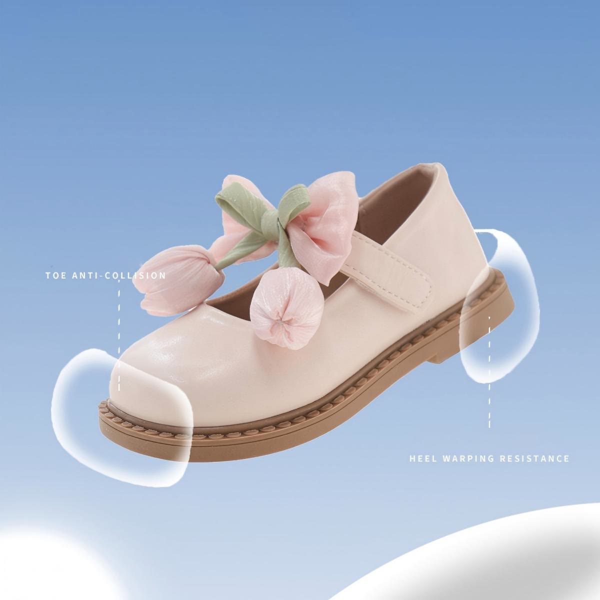 Solid  Rosette Round Toe Mary Janes  - image 8