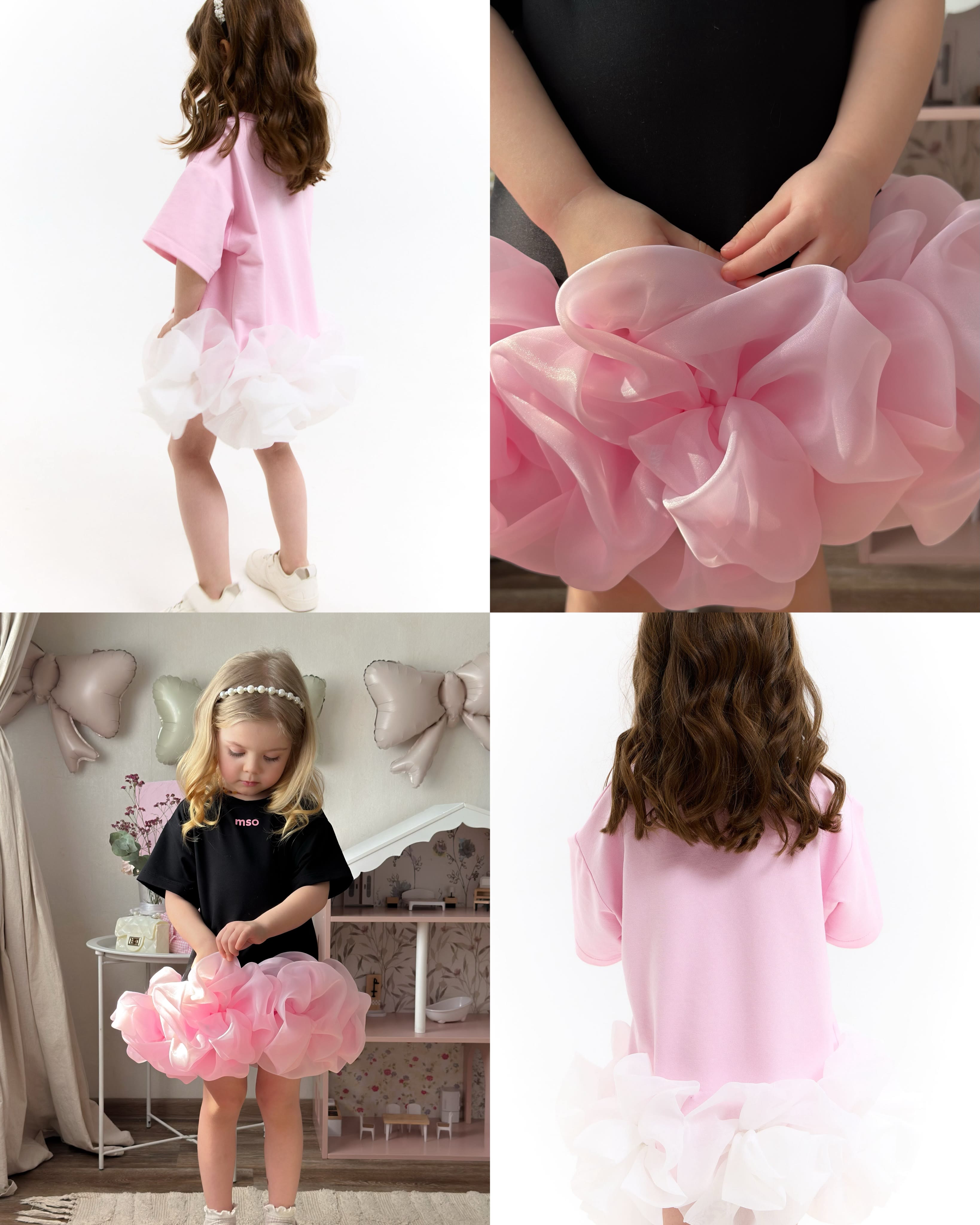 Cotton Split Joint Short Sleeve Midi Dresses - image 3