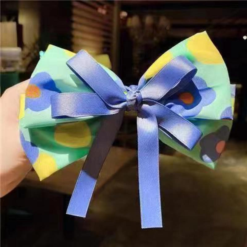 Solid With Bow Hair Accessories - Bow - Blue - One size - image 15