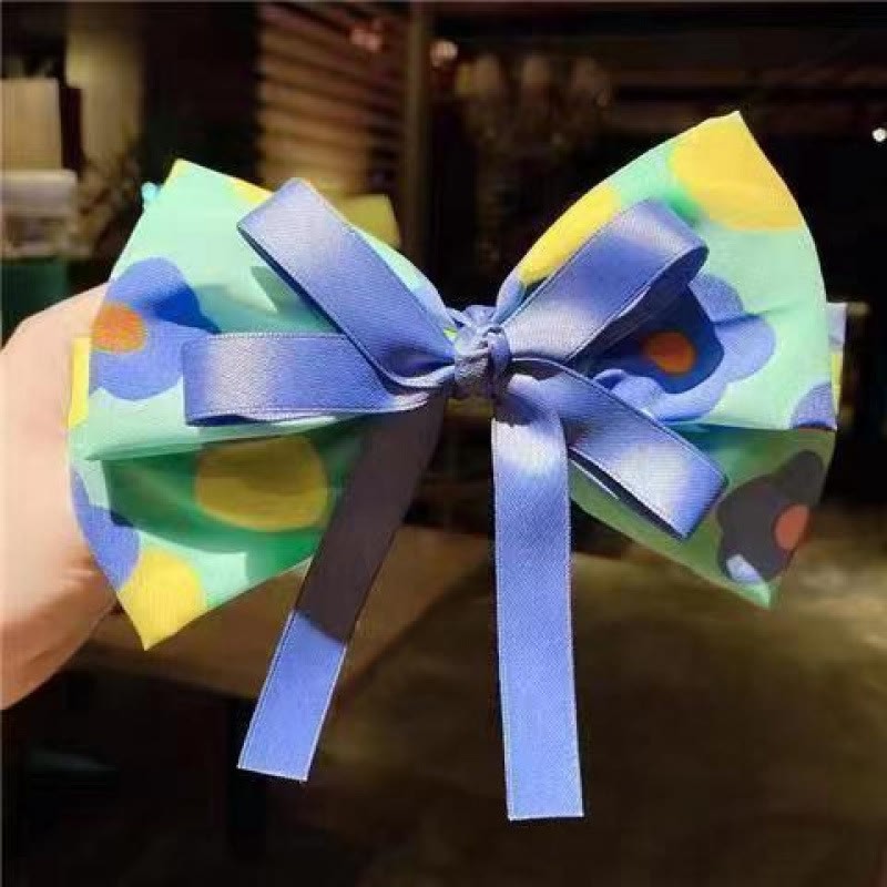 Solid With Bow Hair Accessories - Bow - Blue - One size - image 15