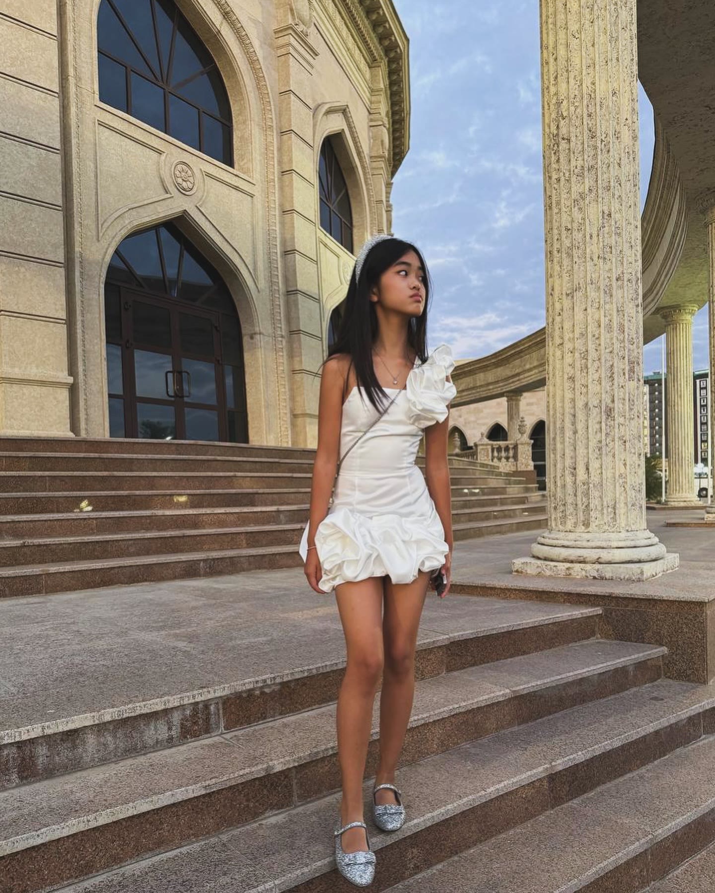 Satin Ruched Sleeveless Short Dresses - image 3