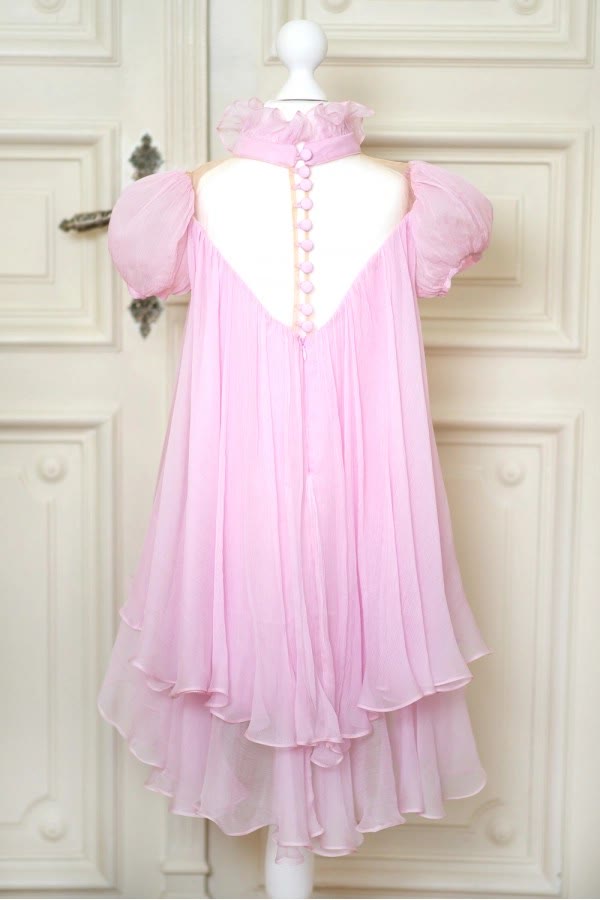 Cotton-Blend Split Joint Short Sleeve Short Dresses - image 6