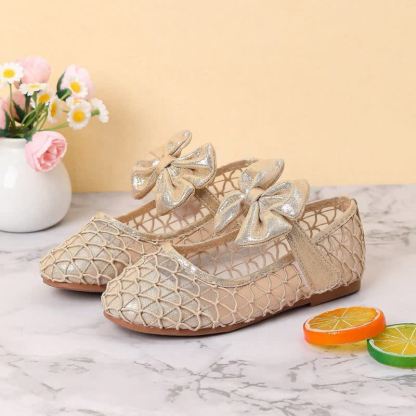 Solid Bow Round Toe Flats - image 2