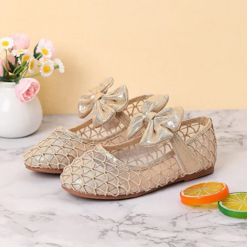 Solid Bow Round Toe Flats - image 2