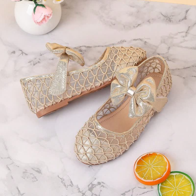 Solid Bow Round Toe Flats - image 4