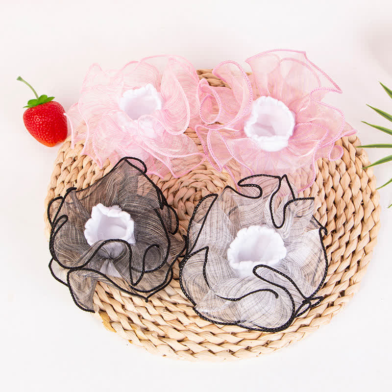 Solid Stitching Lace  Socks - image 11