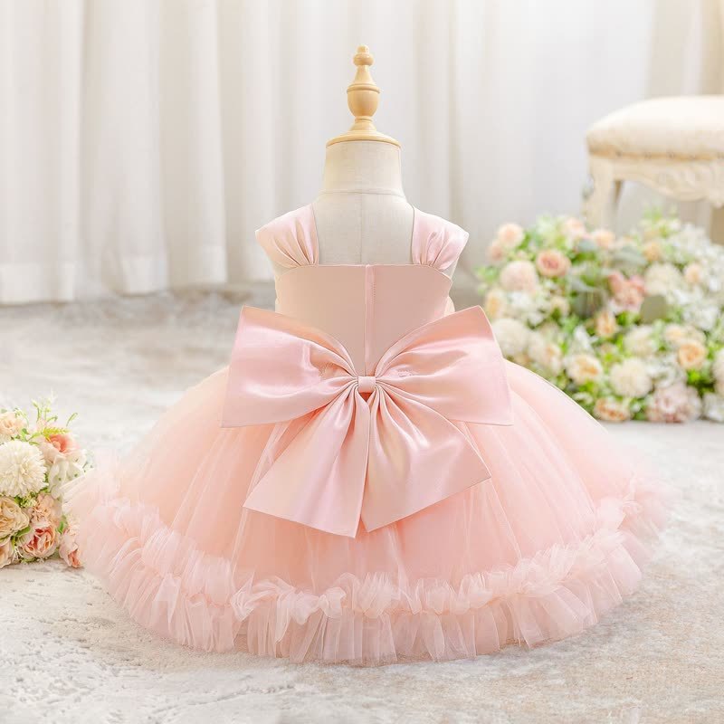 Mesh Rosette Sleeveless Midi Dresses - image 2