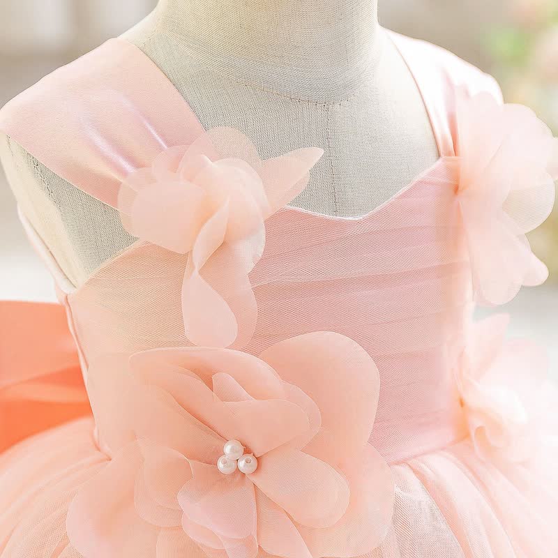 Mesh Rosette Sleeveless Midi Dresses - image 5