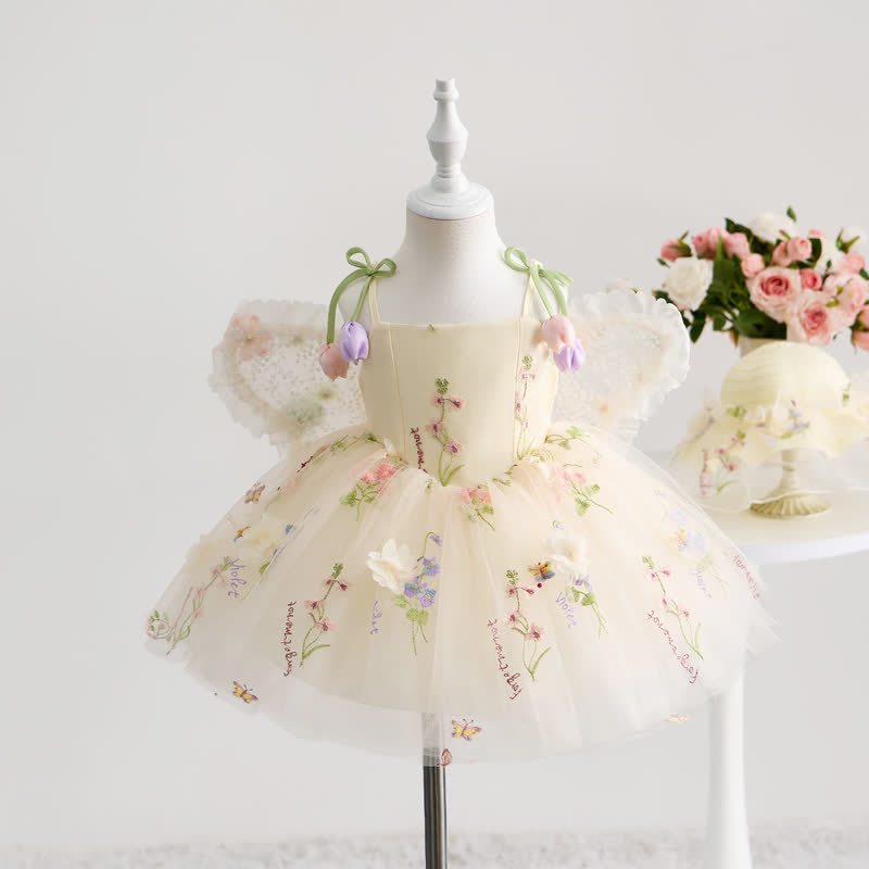 Mesh Rosette Sleeveless Midi Dresses With Hat - image 2