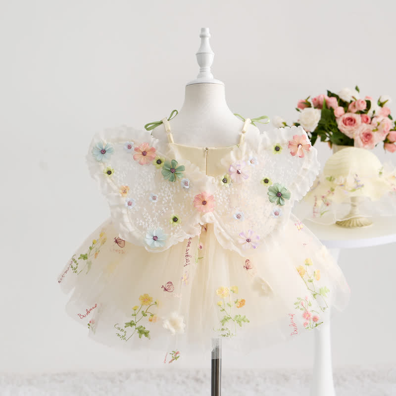 Mesh Rosette Sleeveless Midi Dresses Without Hat - image 2