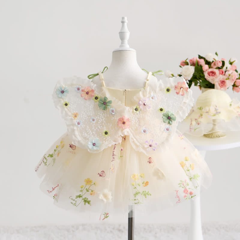 Mesh Rosette Sleeveless Midi Dresses Without Hat - image 2